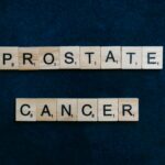 Scrabble tiles spelling prostate cancer