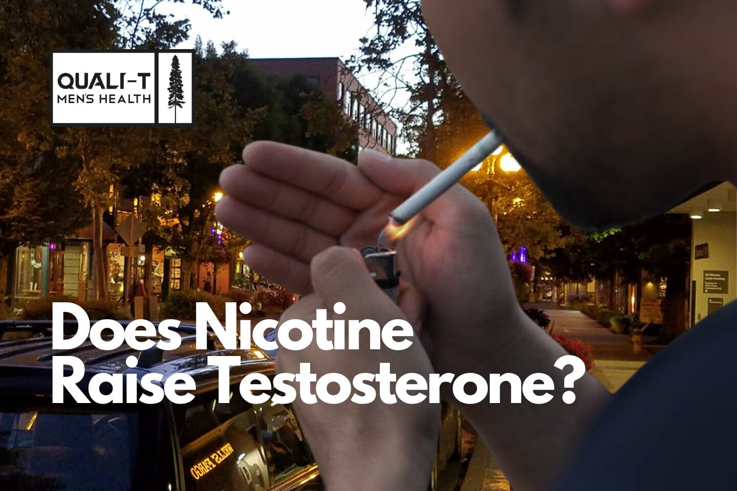 Does Nicotine increase testosterone?