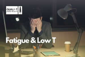 Fatigue as symptom of low testosterone.